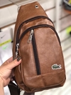 BOLSA BAG LACOSTE EM COURO