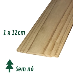 Forro de Pinus Tratado (Autoclave) Sem Nó 1 x 9,5 x 300 cm
