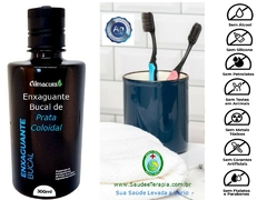 Enxaguante Bucal Natural de Prata Coloidal 40ppm, 300ml - comprar online