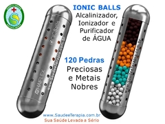 Bastão Ionic Balls, Alcalinizador e Ionizador de Água - Saúde e Terapia