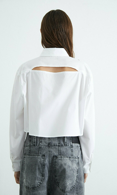 Camisa crop Ani - Docecuarenta Showroom