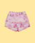 Short Ben Floreado rosa