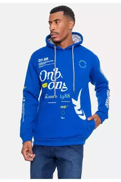 Moletom Onbongo Pesado Azul Royal - PRODUTO ORIGINAL na internet