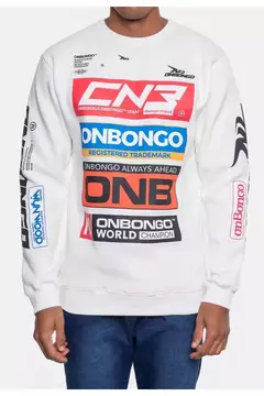 Moletom Onbongo Staff Off White - PRODUTO ORIGINAL na internet