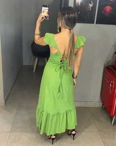 VESTIDO LIU VERDE na internet