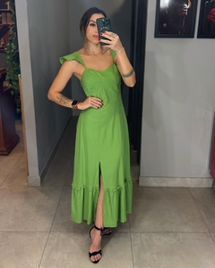 VESTIDO LIU VERDE - comprar online