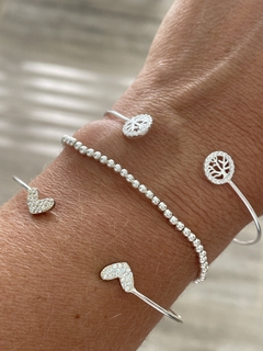 PULSERA DE PLATA 925 Y CIRCONES LOVE 1000 en internet