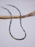 Choker Pedra Zoisita Verde com Rubi - PHI PHI | Joias feitas à mão | Prata 925