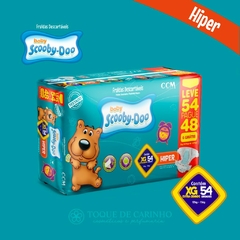 FRALDA DESCARTAVEL BABY SCOOBY DOO HYPER 1 PACOTE TAMANHO XG COM 54UN - comprar online