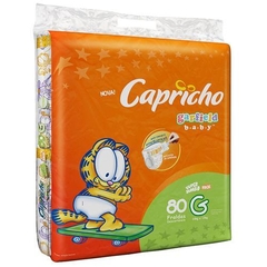 Fralda Capricho Garfield Baby Tamanho G 80 Unidades