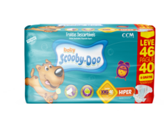 FRALDA DESCARTAVEL BABY SCOOBY DOO HYPER 1 PACOTE TAMANHO XXG COM 46UN na internet