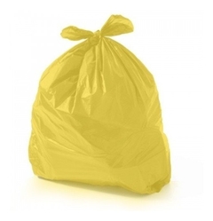 Saco de Lixo 200L 100Un Amarelo