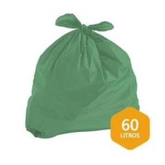 Saco de Lixo 60L 100Un Verde