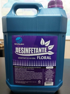 DESINFETANTE 5 LITROS FLORAL - GOPABO