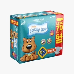 FRALDA DESCARTAVEL BABY SCOOBY DOO HYPER 1 PACOTE TAMANHO M COM 70UN - comprar online