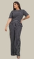 Conjunto Malha Listras Plus Size - comprar online