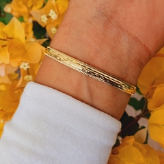 Bracelete Ref. 2056 1 | Banhado a 1 milésimo de Ouro com camada de verniz e anti alérgico