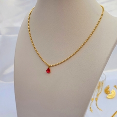 Colar Choker | 1002 8 | Banhado a 1 milésimo de Ouro com camada de verniz e antialérgico