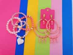 Conjunto Pulseiras + Brinco - comprar online