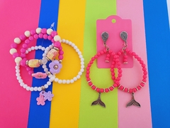 Conjunto Pulseiras + Brinco - comprar online