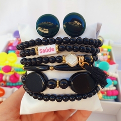 Conjunto Pulseiras + Brinco | 0240 5