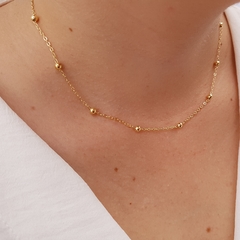 Gargantilha Feminina | 1042 8 | Banhado a 1 milésimo de Ouro com camada de verniz e anti alérgico | Chocker