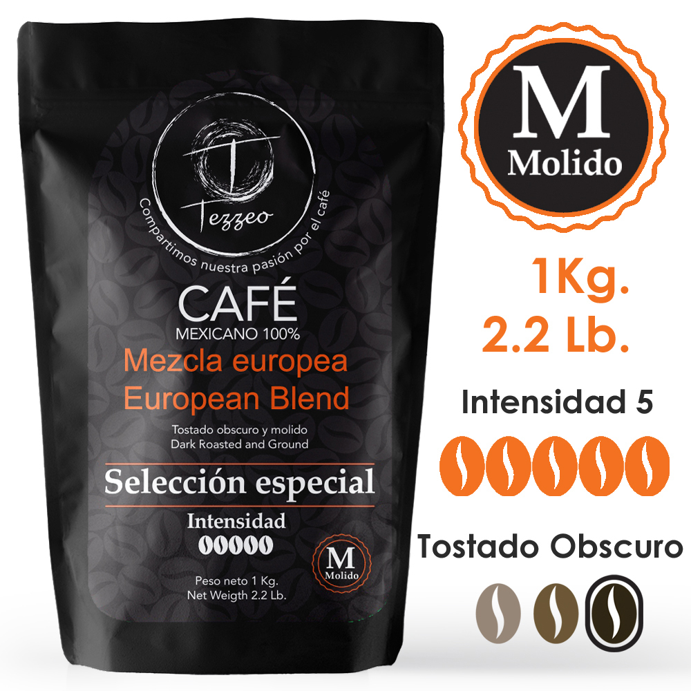 Café Tostado En Grano o Molido / Mezcla Especial 1 kg - Mi Café Nuestro Café