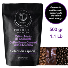 Granos de café cubiertos de chocolate 500 gr