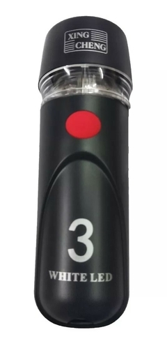 Linterna 3 Led Para Bicicleta 4 Funciones, Incluye soporte y pilas. - comprar online