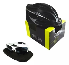 Combo Casco In Mould Marca Fast + Lentes Ciclismo.- - comprar online