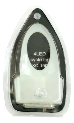Luz 4 Led Flexible De Silicona Para Bicicleta