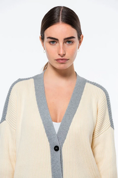 CARDIGAN PANAMA OFF WHITE - comprar online