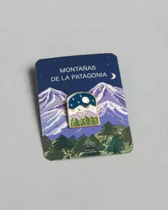 PIN NOCHE MONTAÑAS DE LA PATAGONIA