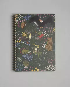 CUADERNO A4 [ FLORA Y FAUNA ] RAYADO