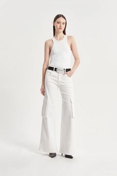 PANTALON CARGO GIGI WHITE en internet