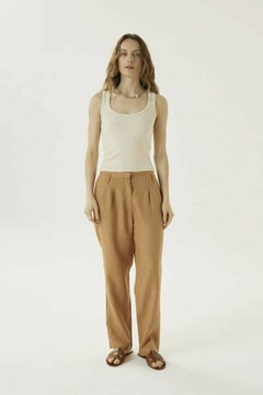 PANTALON LIRIO CAMEL - comprar online