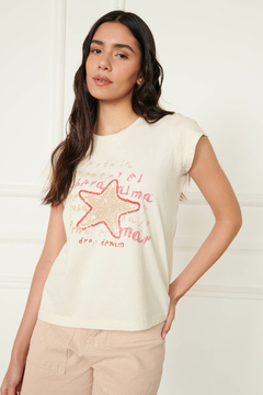 REMERA VIR THE SEA CRUDO - tienda online