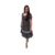 Vestido Laise Preto e branco Maria Amore 00415 - loja online