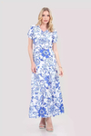 VESTIDO LONGO FLORAL - 31783 - JOYALY