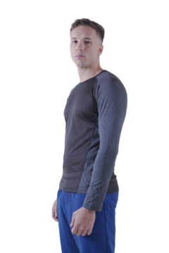 Camiseta Térmica de Hombre Jaspeada - comprar online