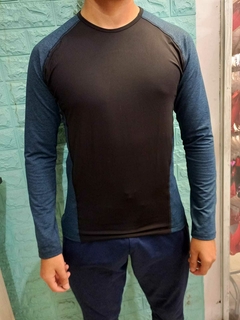 Camiseta Térmica de Hombre Jaspeada