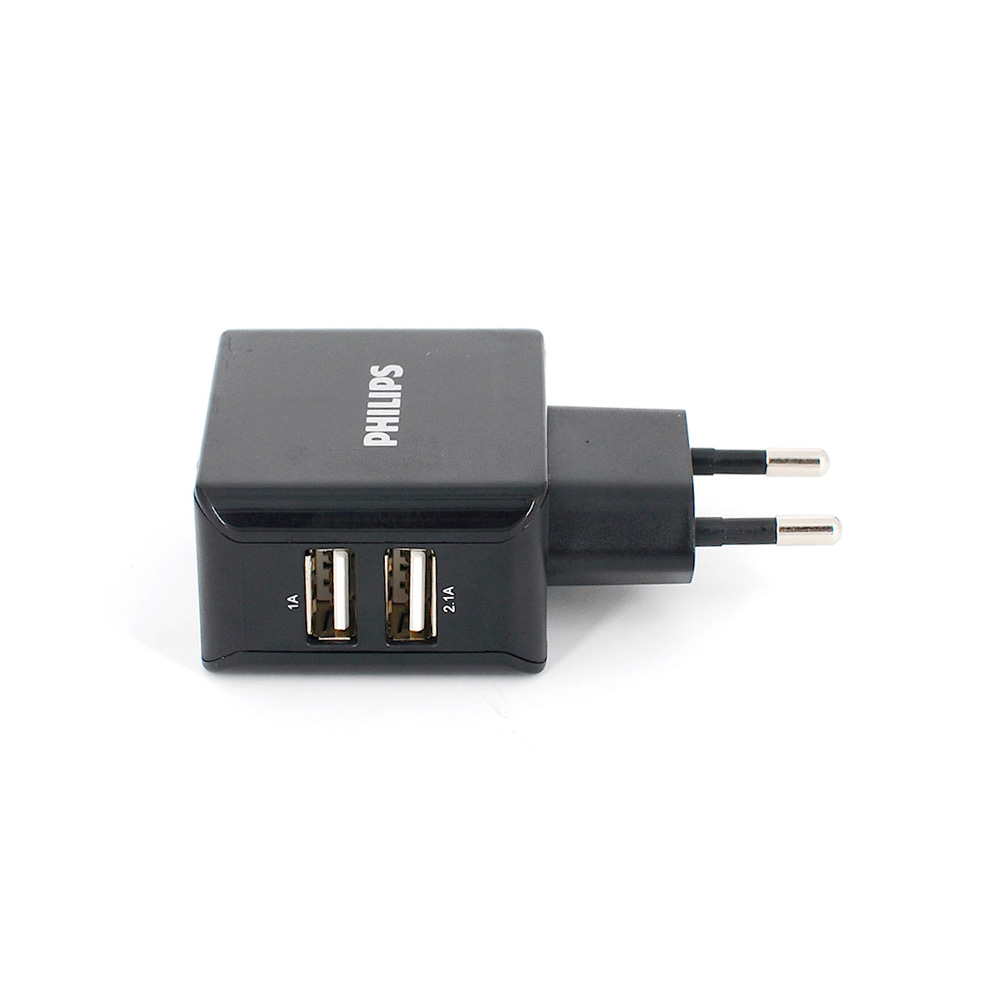 Cable Micro USB + Cargador de Pared Philips DLP2502M