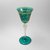 Taça de vinho em vidro verde veneziano