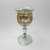 Taça de vinho em vidro veneziano dourada