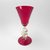 Taça de vinho em vidro rubi veneziano