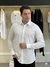 Camisa Acostamento Manga Longa Basic Tricoline Fio 50 Lobo Bordado Masculino Branco na internet