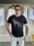 Camiseta Acostamento Black Lobo Relevo Emborrachado Masculino - comprar online