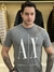 Camiseta Armani Exchange Lettering Assinatura Grande Estampa Frontal Masculino - comprar online
