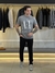 Camiseta Armani Exchange Lettering Assinatura Grande Estampa Frontal Masculino na internet