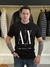 Camiseta Armani Exchange Lettering Assinatura Grande Estampa Frontal Masculino - loja online